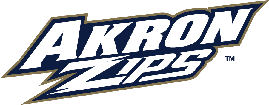 Akron Zips 2018-Pres Wordmark Logo diy iron on heat transfer